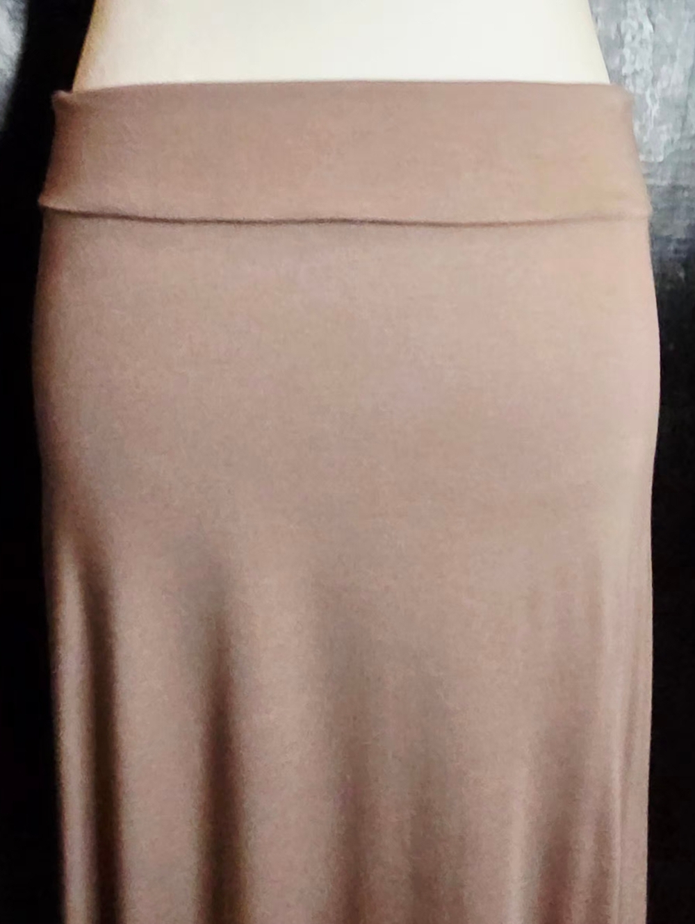 NWT Design History Nutmeg Foldover Sharkbite Maxi Skirt L - Picture 2 of 11